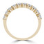 Round Diamond Semi-Eternity Wedding Band Ring in Yellow Gold (MVSXB0054-Y)