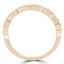 Round Diamond Semi-Eternity Wedding Band Ring in Yellow Gold (MVSXB0057-Y)