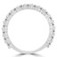 Round Diamond Semi-Eternity Wedding Band Ring in White Gold (MVSXB0058-W)