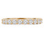 Round Diamond Semi-Eternity Wedding Band Ring in Yellow Gold (MVSXB0058-Y)