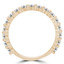 Round Diamond Semi-Eternity Wedding Band Ring in Yellow Gold (MVSXB0058-Y)