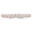 Round Diamond Semi-Eternity Wedding Band Ring in Rose Gold (MVSXB0063-R)
