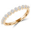 Round Diamond Semi-Eternity Wedding Band Ring in Yellow Gold (MVSXB0063-Y)