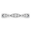 Round Diamond Tiara Semi-Eternity Wedding Band Ring in White Gold (MVSXB0066-W)