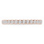 Round Diamond 3/4 Way Semi-Eternity Wedding Band Ring in Rose Gold (MVSXB0071-R)