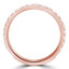 Round Diamond 3/4 Way Semi-Eternity Wedding Band Ring in Rose Gold (MVSXB0071-R)