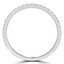Round Diamond 3/4 Way Semi-Eternity Wedding Band Ring in White Gold (MVSXB0073-W)