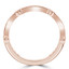 Round Diamond 3/4 Way Semi-Eternity Wedding Band Ring in Rose Gold (MVSXB0074-R)