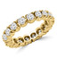 2 2/3 - 3 2/5 CTW Full Eternity Round Diamond Anniversary Wedding Band Ring in Yellow Gold (MVSAR0003-Y)