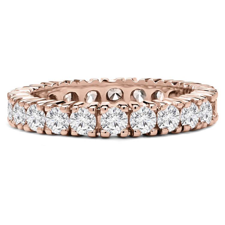1 2/3 - 2 1/20 CTW Full Eternity Round Diamond Anniversary Wedding Band Ring in Rose Gold (MVSAR0004-R)