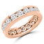 1 2/5 - 1 2/3 CTW Full Eternity Round Diamond Anniversary Wedding Band Ring in Rose Gold (MVSAR0006-R)