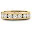 2 1/2 - 3 1/4 CTW Channel Set Full Eternity Round Diamond Anniversary Wedding Band Ring in Yellow Gold (MVSAR0007-Y)