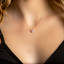 Round Diamond 3-Prong Solitaire Pendant Necklace in 14K Rose Gold with Chain (MVSP0008-R)
