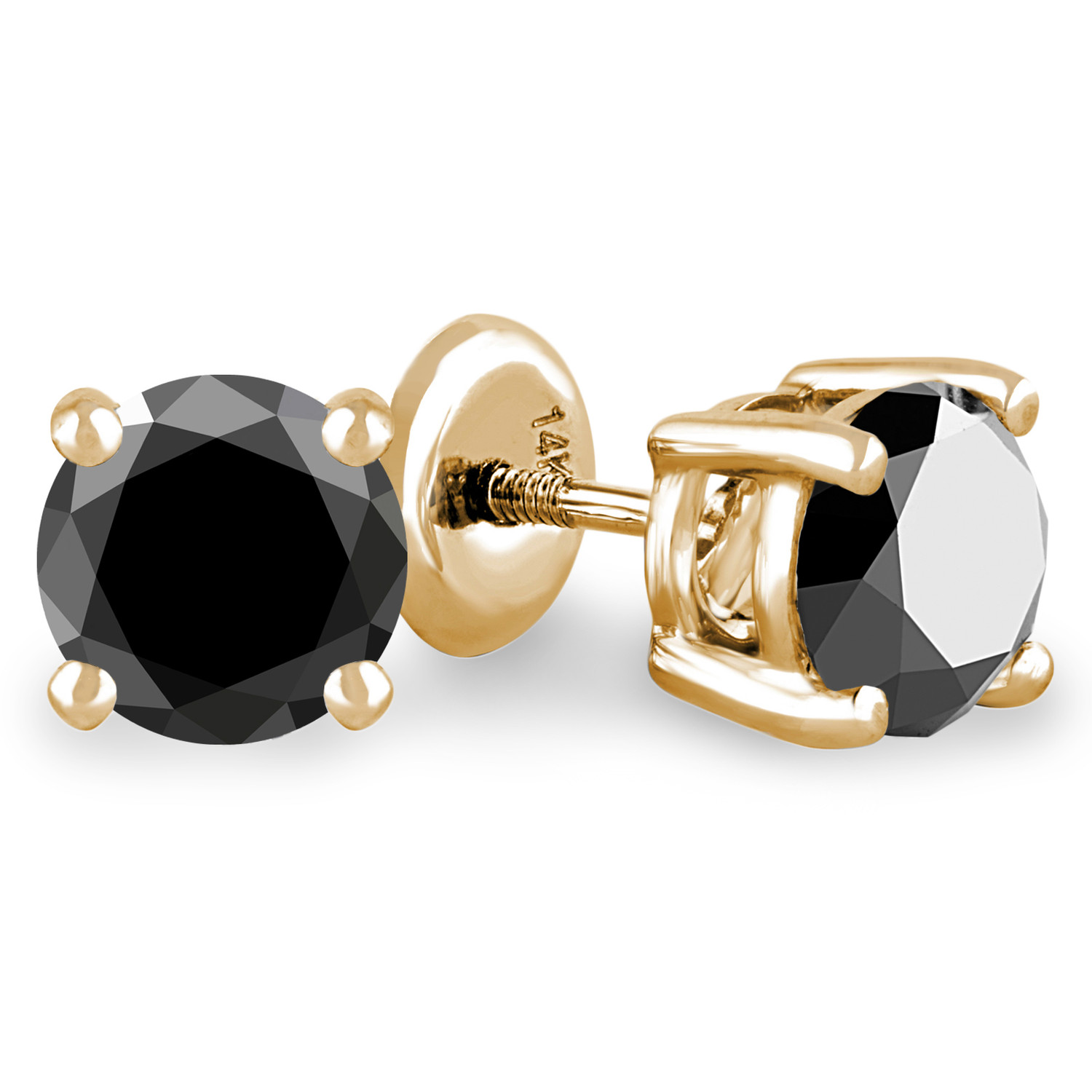 Kriaa Marcasite Stone Black Pearl Stud Earrings  1308215  JewelMazecom