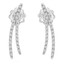 Diamond Line Drop Earrings | Majesty Diamonds