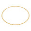 Hollow Gucci Chain Necklace in Yellow Gold  (MDVSC0007)