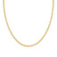 Hollow Flat Mariner Chain Necklace in Yellow Gold  (MDVSC0016)