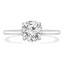 Round Lab Created Diamond Solitaire Engagement Ring in White Gold (MVSLG0023-W)