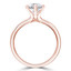 Round Lab Created Diamond 6-Prong Solitaire Engagement Ring in Rose Gold (MVSLG0033-R)