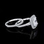 2 9/10 CTW Emerald White Cubic Zircronia Double Emerald Halo Wedding Set Cocktail Ring in 0.925 White Sterling Silver with Accents (MDS230009)