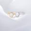 1 3/8 CTW Oval White Cubic Zircronia Oval Halo Cocktail Yellow Gold Plated Ring in 0.925 Sterling Silver with Accents (MDS230025)