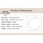 3 1/5 CTW Round White Cubic Zirconia Paper Clip Tennis Necklace Yellow Gold Plated in 0.925 Sterling Silver (MDS230036)