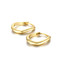 Huggie Yellow Gold Plated Earrings in 0.925 Sterling Silver (MDS230043)