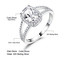 2 2/5 CTW Cushion White Cubic Zirconia Split-shank Cushion Halo Cocktail Ring in 0.925 White Sterling Silver with Accents (MDS230085)