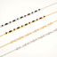 1 1/5 CTW Emerald Black Cubic Zirconia Link Chain Yellow Gold Plated Bracelet in 0.925 Sterling Silver (MDS230170)
