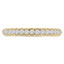 1/3 CTW Round Diamond Semi-Eternity Anniversary Wedding Band Ring in 14K Yellow Gold (MD230292)