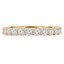 1 1/4 CTW Round Diamond 3/4 Way Shared-prong Semi-Eternity Anniversary Wedding Band Ring in 14K Yellow Gold (MD230299)