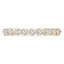 7/8 CTW Round Diamond 3/4 Way Shared-prong Semi-Eternity Anniversary Wedding Band Ring in 14K Yellow Gold (MD230304)