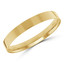 2 MM Flat Classic Mens Wedding Band Ring in 10K Yellow Gold (MD240039)