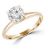 2 1/8 CT Round Lab Created Diamond 4-Prong Solitaire Engagement Ring in 18K Yellow Gold (MD240062)