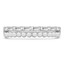 1/3 CTW Baguette Diamond Split Beaded Semi-Eternity Anniversary Wedding Band Ring in 18K White Gold (MDR230031)