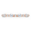 2/5 CTW Oval Diamond Alternating Round Shared Prong Semi-Eternity Anniversary Wedding Band Ring in 18K Rose Gold (MDR230033)