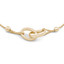 Linked Hoop Chain Bracelet in 14K Yellow Gold (MDR230042)