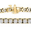 4 2/5 CTW Round Lab Created Diamond Tennis Bracelet in 14K Yellow Gold (MD240282)