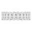 6 2/5 CTW Radiant Lab Created Diamond Full Eternity Anniversary Wedding Band Ring in 14K White Gold *Size 6.5 Only* (MD240313)