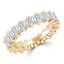 4 1/8 CTW Princess Lab Created Diamond Full Eternity Anniversary Wedding Band Ring in 14K Yellow Gold *Size 6 Only* (MD240318)