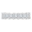 Lab Grown 5 1/4 to 6 1/2 CTW Full Eternity Princess Diamond Anniversary Wedding Band Ring in White Gold (MVSAR0012-W)