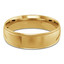 6 MM Milgrained Comfort Fit Classic Mens Wedding Band in Yellow Gold (MDVBC0006-6MM-Y)