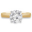 Round Diamond Solitaire Engagement Ring in Yellow Gold (MVS0017-Y)