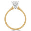 Round Diamond Solitaire Engagement Ring in Yellow Gold (MVS0017-Y)