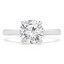 Round Diamond Solitaire Engagement Ring in White Gold (MVS0189-W)
