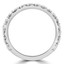 Round Diamond 3/4 Way Semi-Eternity Wedding Band Ring in White Gold (MVSXB0072-W)