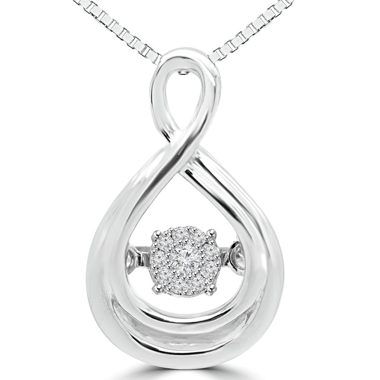 Dancing Diamond Infinity Necklace | Majesty Diamonds