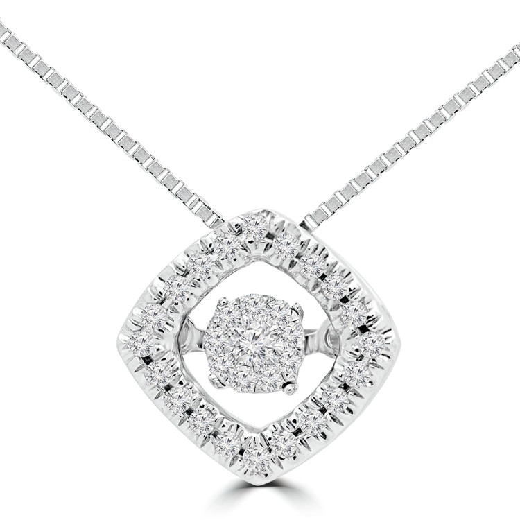 Dancing Diamond Necklace Canada | Majesty Diamonds