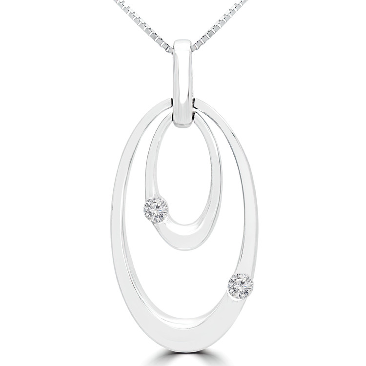 Diamond Oval Pendant | On Sale Today | Majesty Diamonds