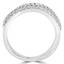 1 CTW Round Diamond Cocktail Ring in 14K White Gold (MDR150002)
